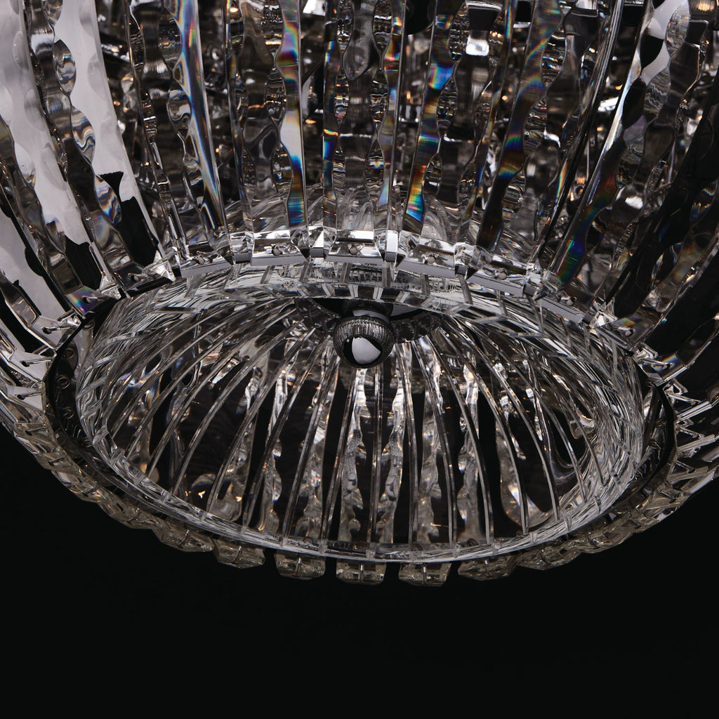 94-inch 87-Light Chrome Crystal Chandelier