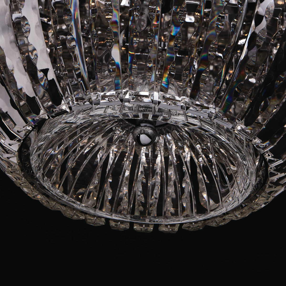 94-inch 87-Light Chrome Crystal Chandelier