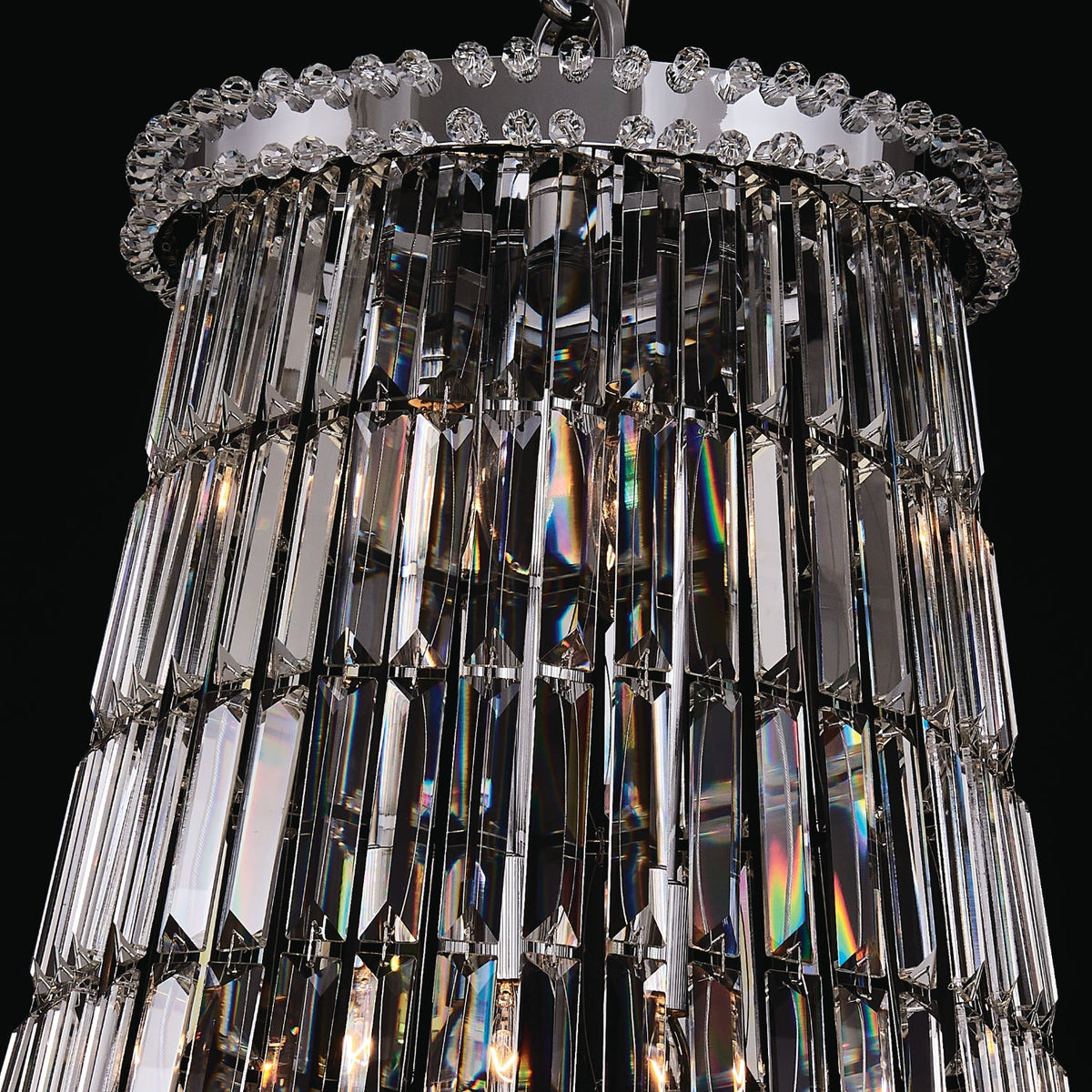 94-inch 87-Light Chrome Crystal Chandelier