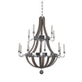 50'' Sharlow 15 Light Polished Chrome Chandelier