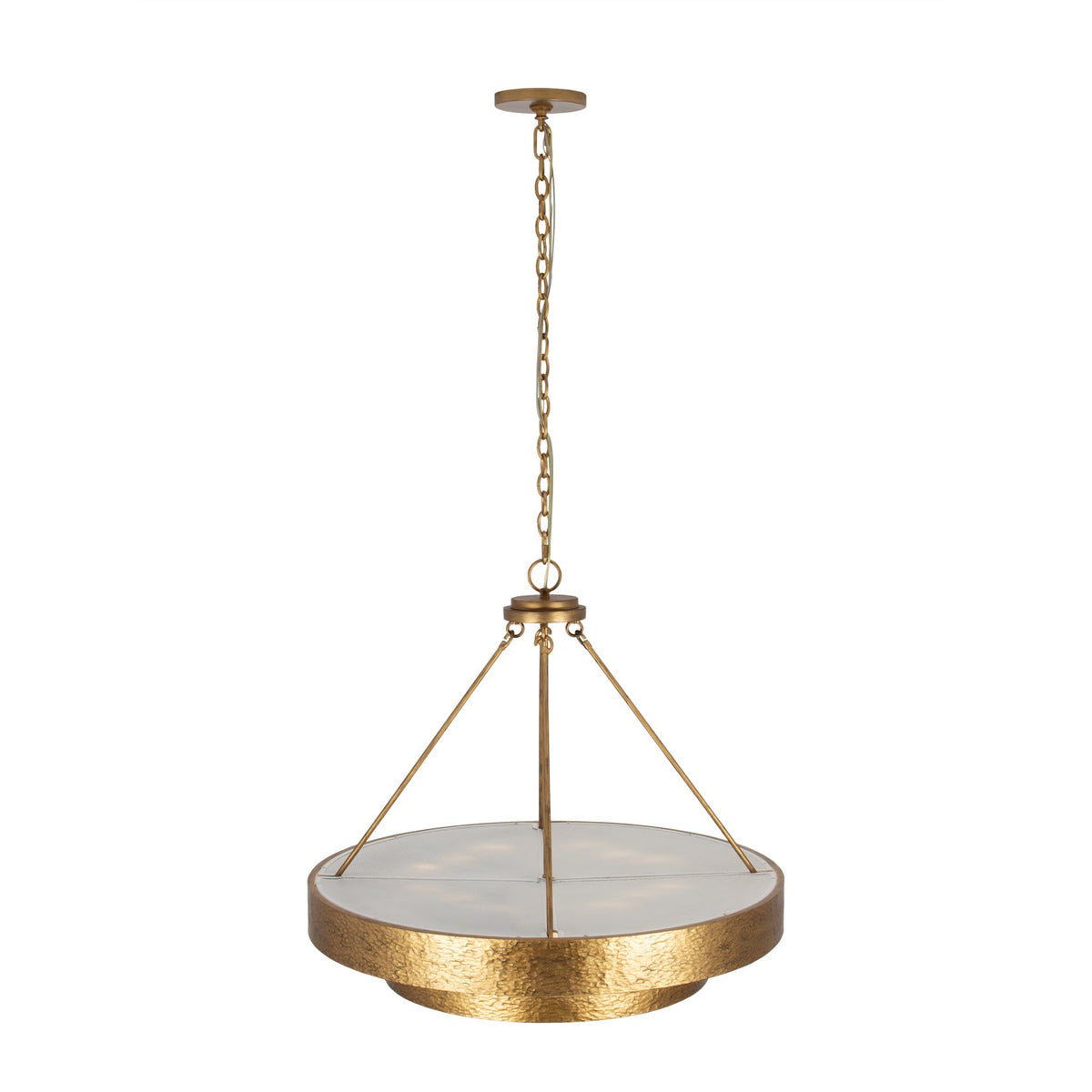28.5'' Moda 12 Light Rustic Gold Chandelier