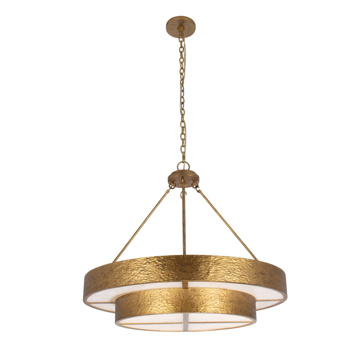 28.5'' Moda 12 Light Rustic Gold Chandelier