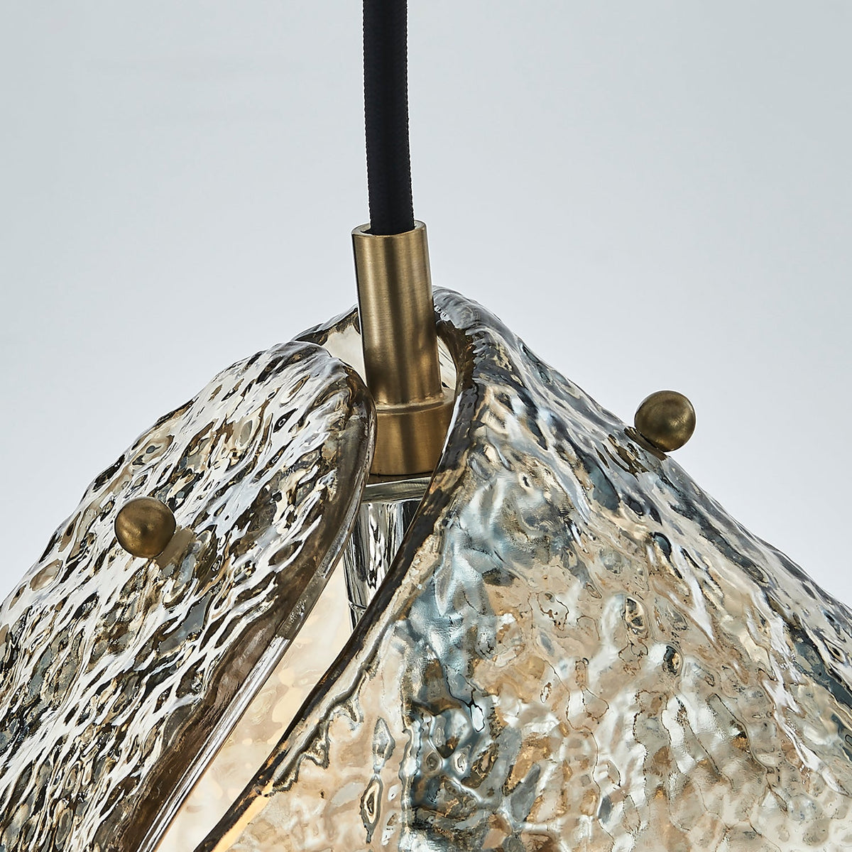7.5'' Pallina 6 Light Winter Brass Chandelier