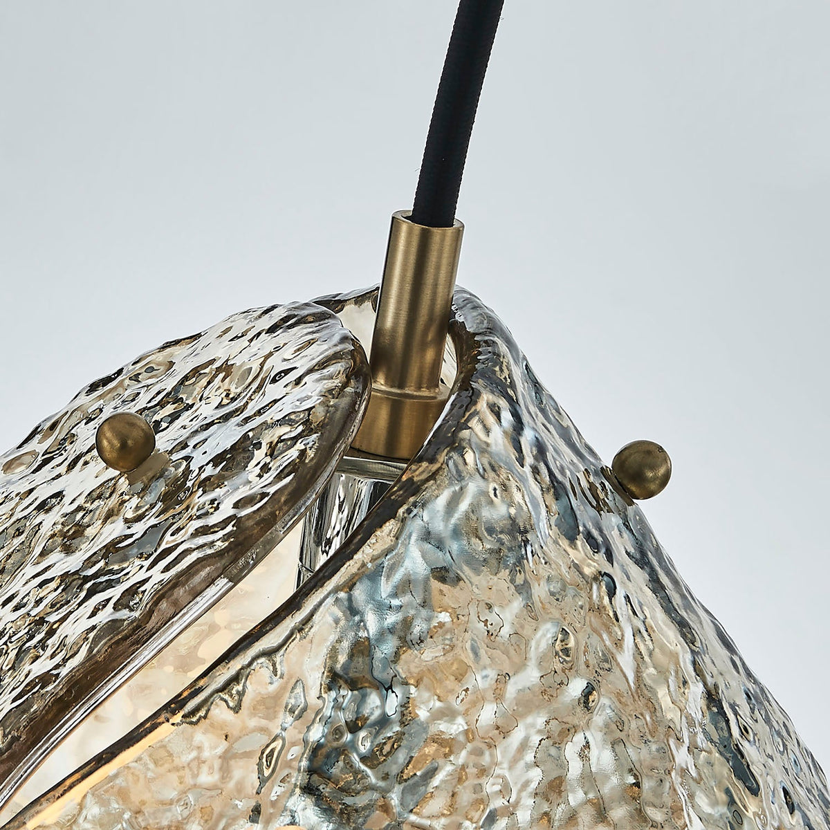7.5'' Pallina 9 Light Winter Brass Chandelier