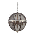 36'' Coronado 8 Light Florence Gold Chandelier