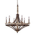 33.5'' Coronado 6 Light Florence Gold Chandelier
