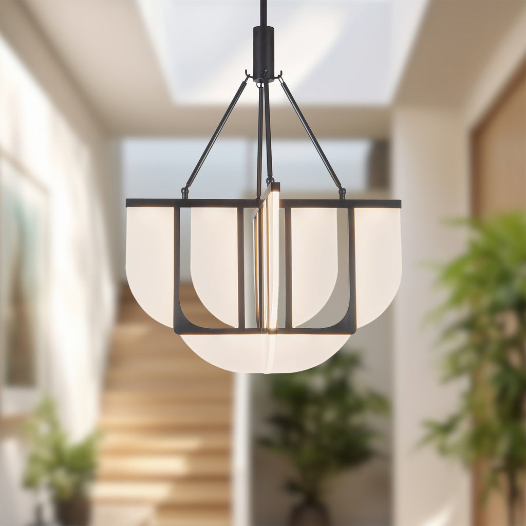 24-in Steel Chandelier