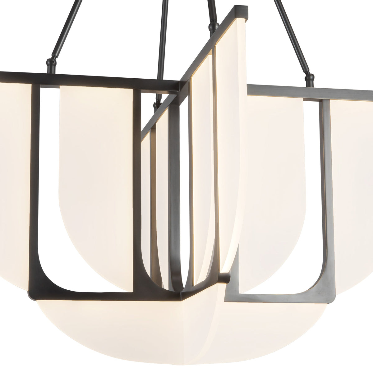 29-in Steel Chandelier