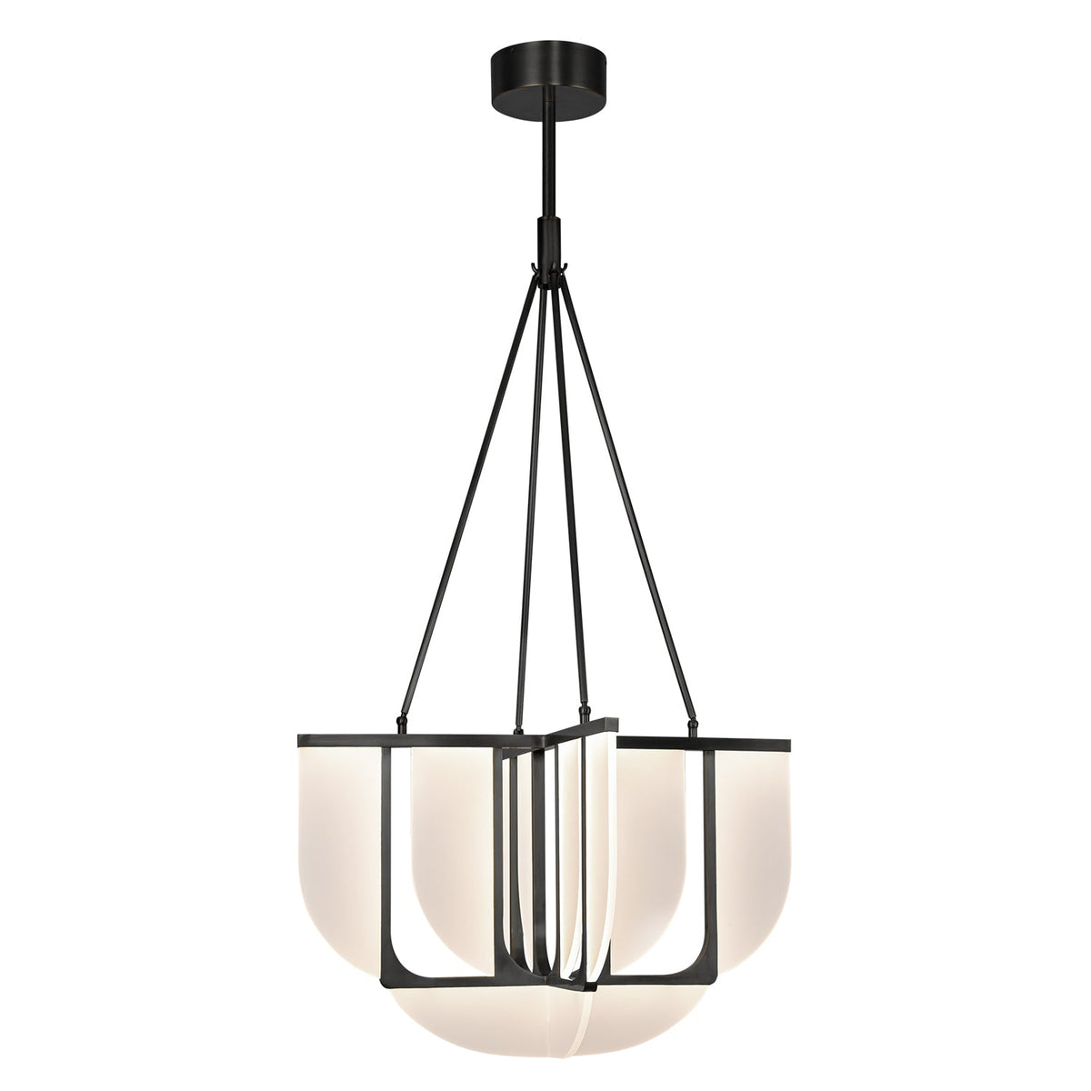 30-in Steel Chandelier
