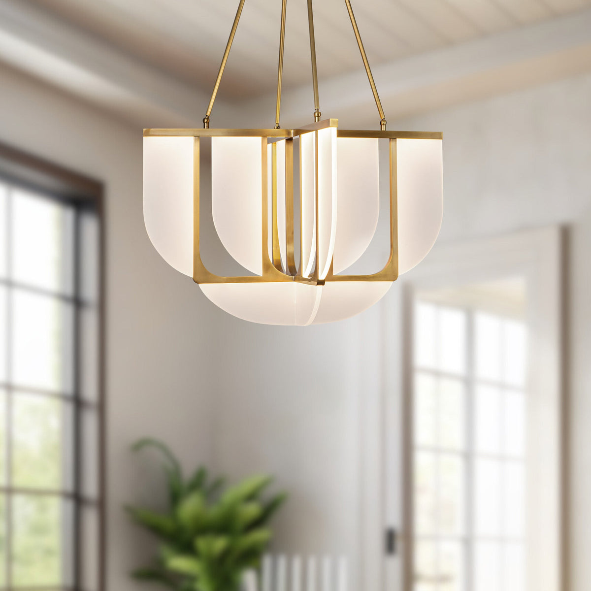 30-in Steel Chandelier