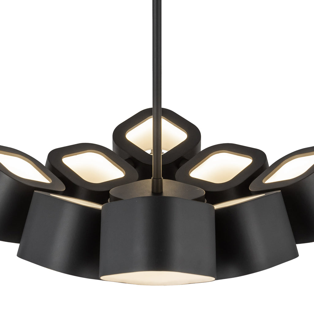 18-in Aluminum Chandelier