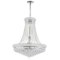 18-Light Chrome Crystal Chandelier
