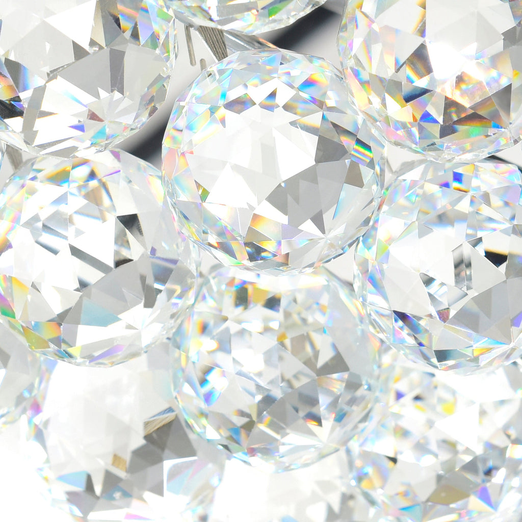 10-Light Chrome Chandelier