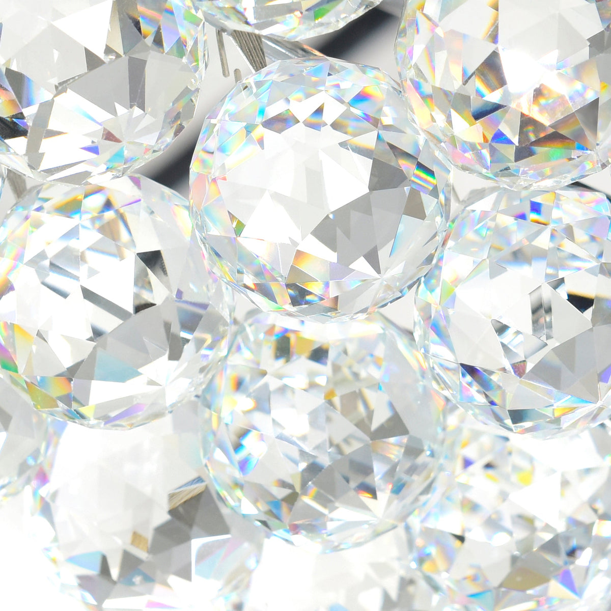 10-Light Chrome Chandelier