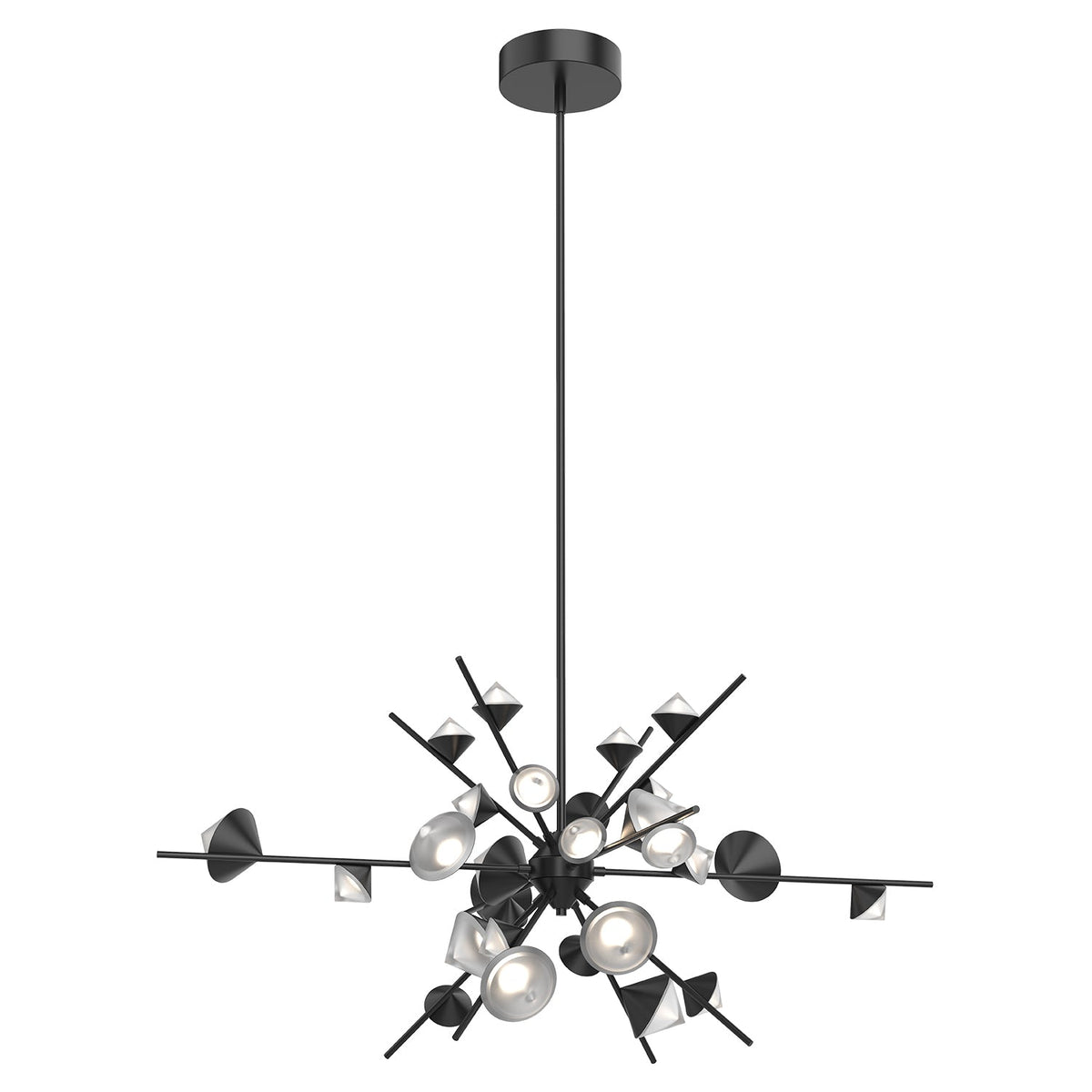 48-in Steel Chandelier
