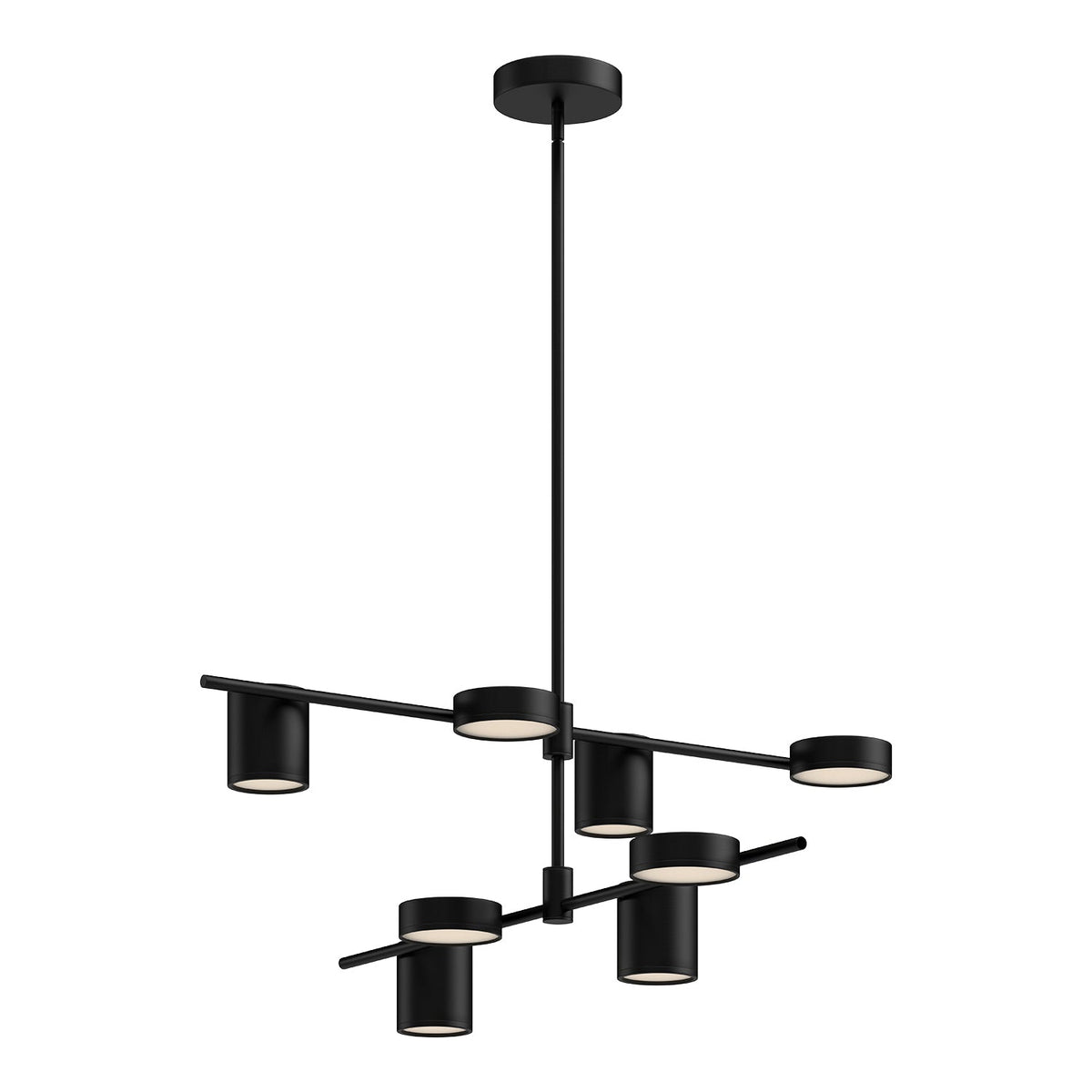 40-in Steel Chandelier
