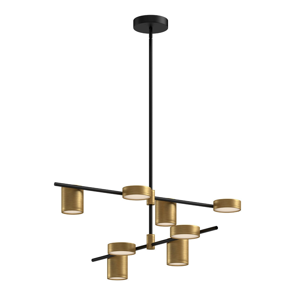 40-in Steel Chandelier