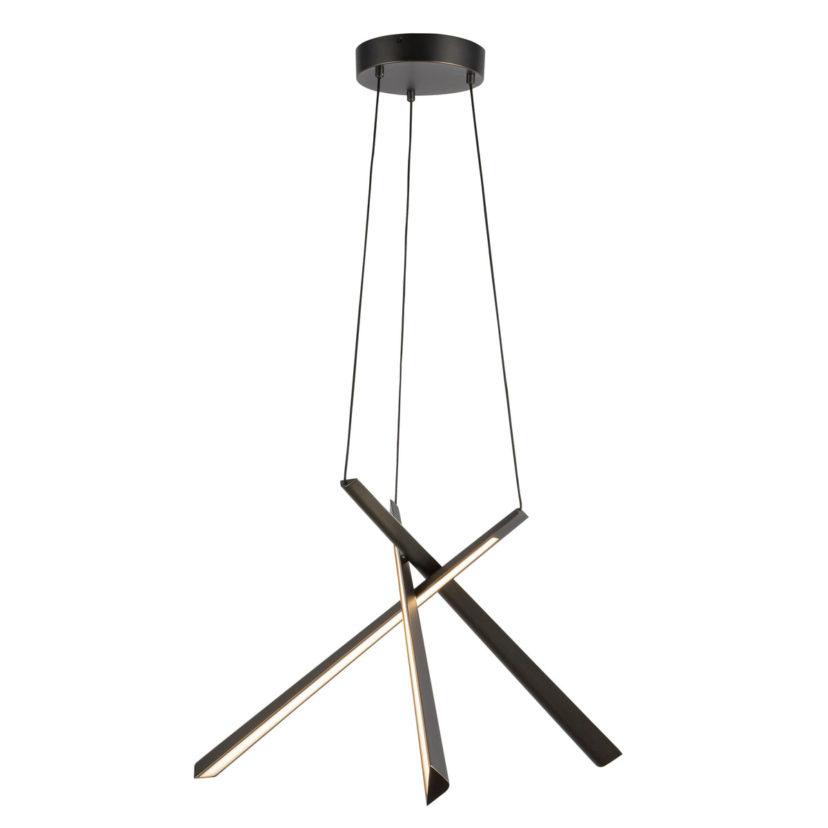 27-in Steel Chandelier
