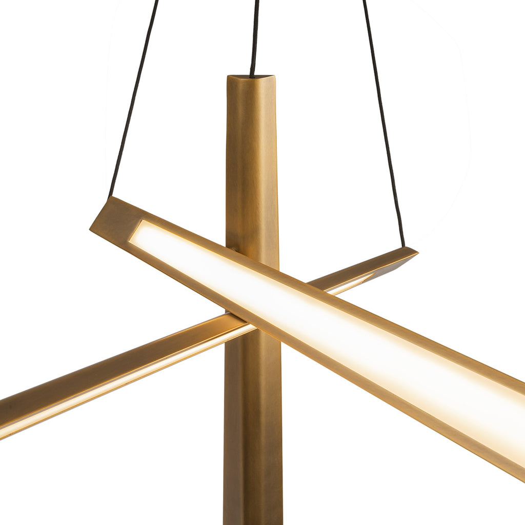 27-in Steel Chandelier
