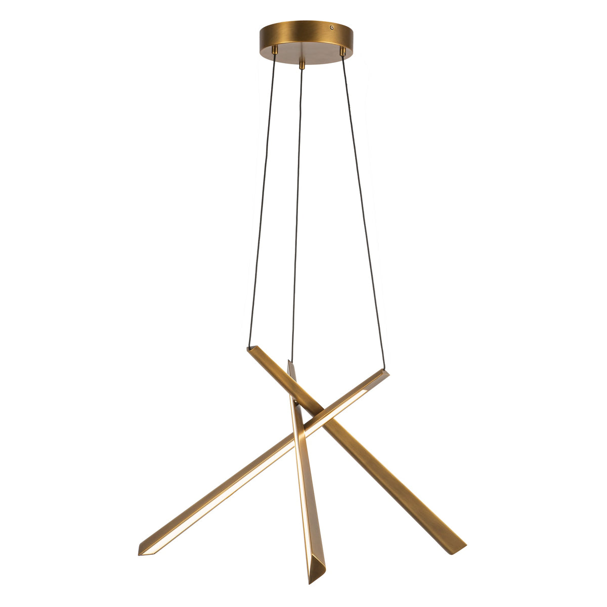 27-in Steel Chandelier