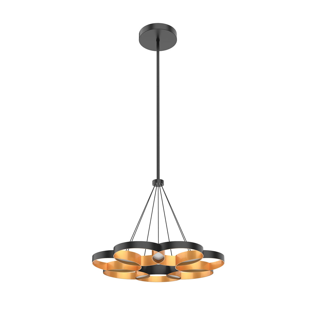 26-in Steel Chandelier