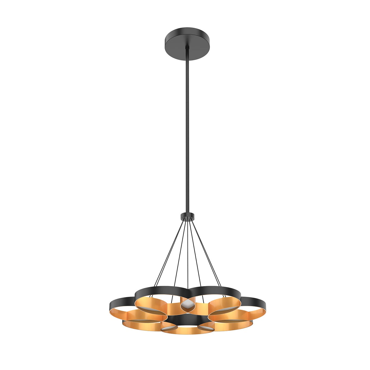 26-in Steel Chandelier