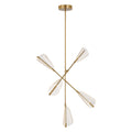 37-in Aluminum Chandelier
