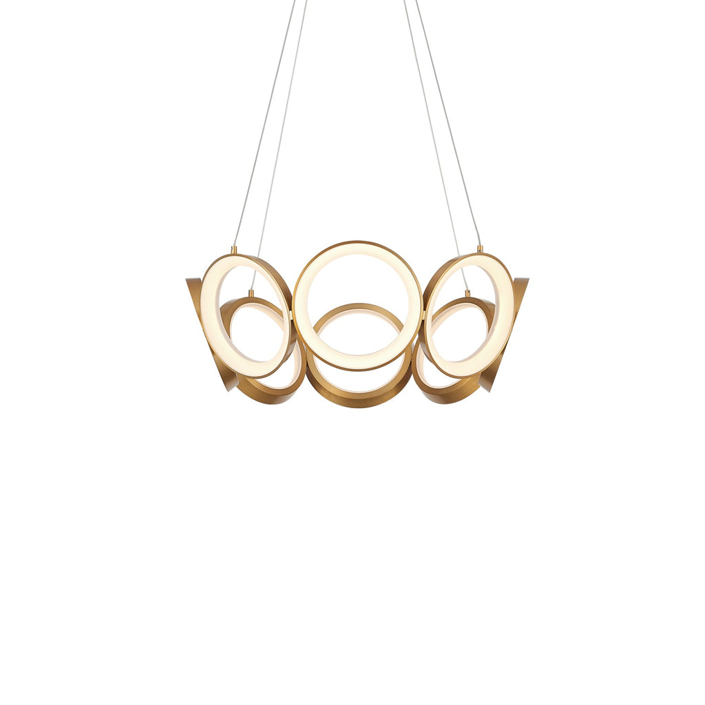 24-in Aluminum Chandelier