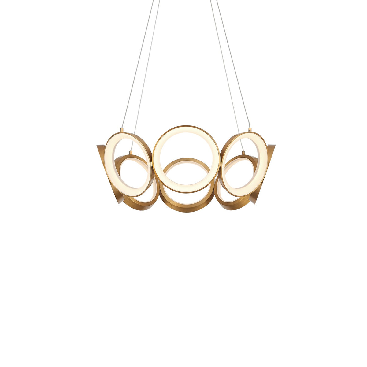 24-in Aluminum Chandelier