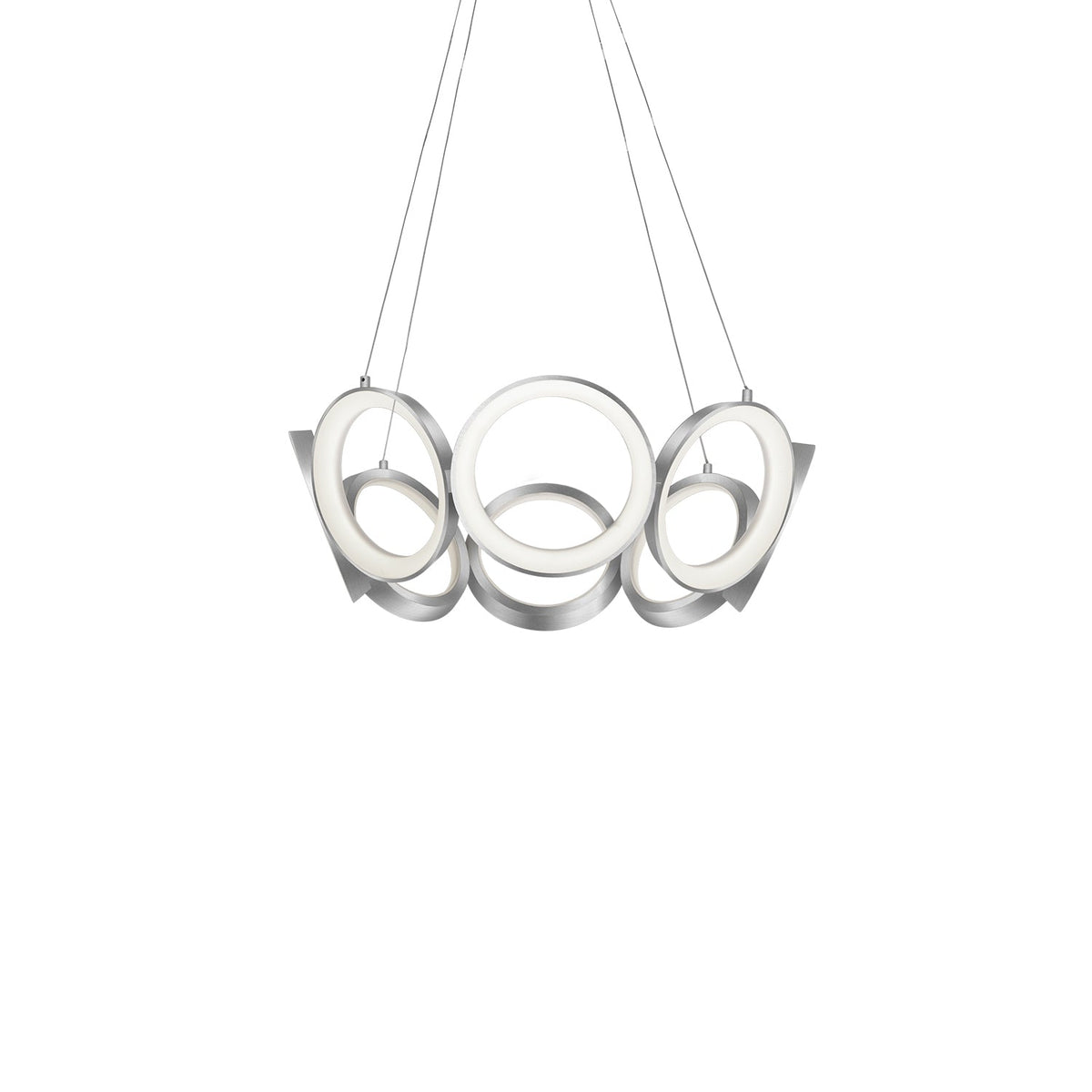 24-in Aluminum Chandelier