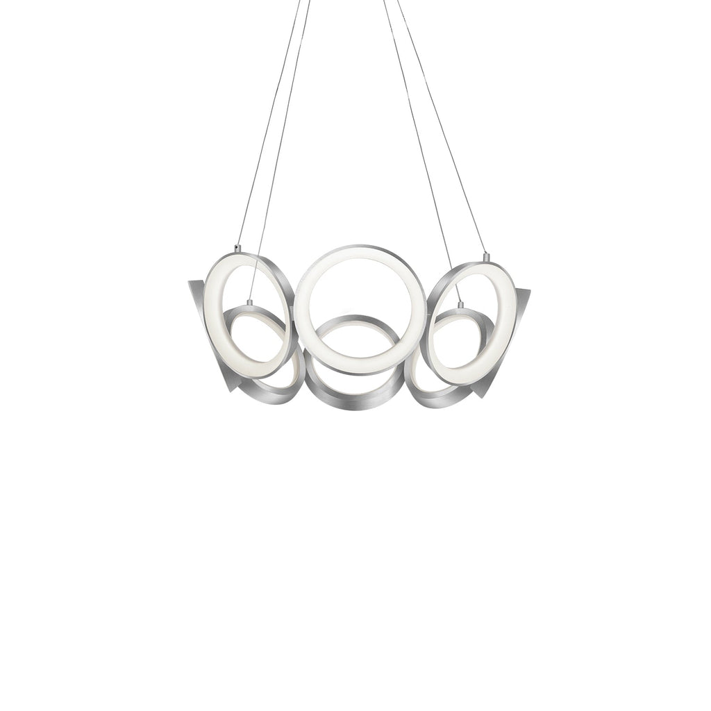 24-in Aluminum Chandelier