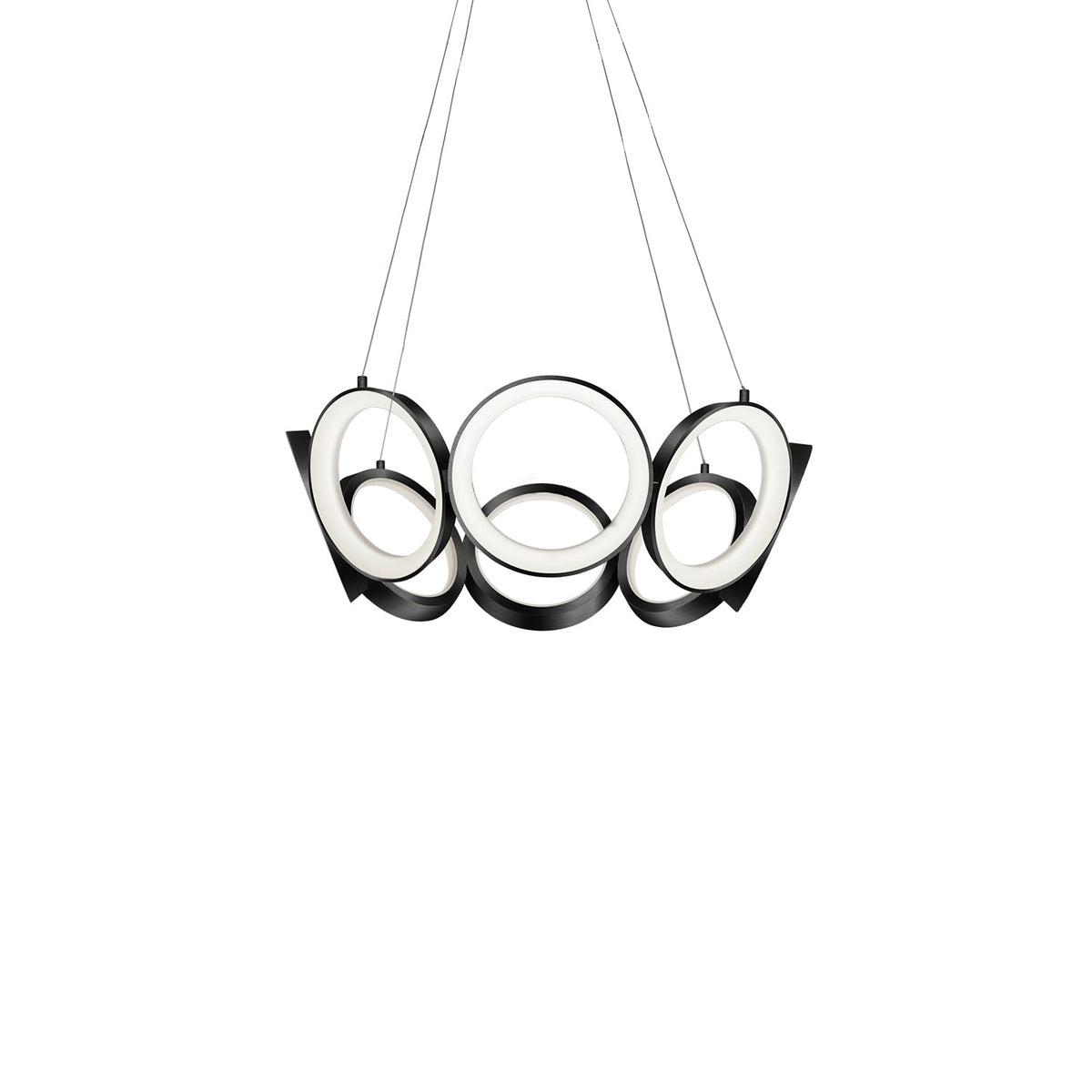 24-in Aluminum Chandelier