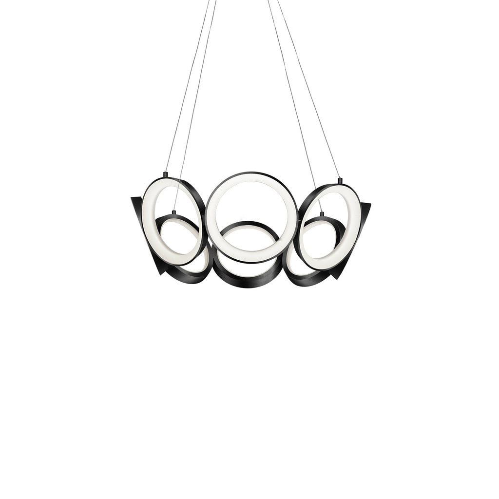 24-in Aluminum Chandelier