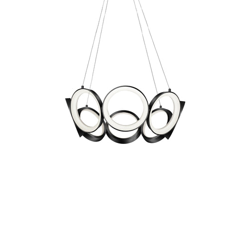 24-in Aluminum Chandelier