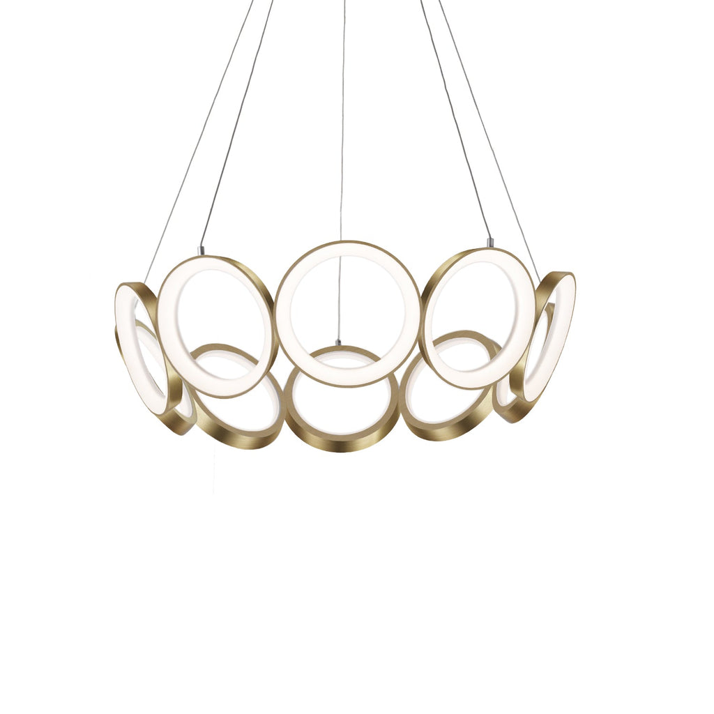 29-in Aluminum Chandelier