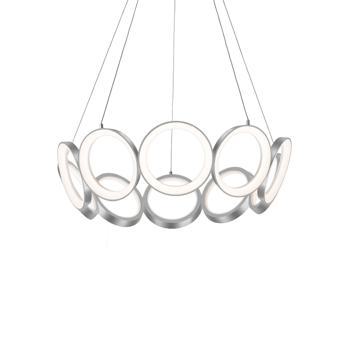29-in Aluminum Chandelier