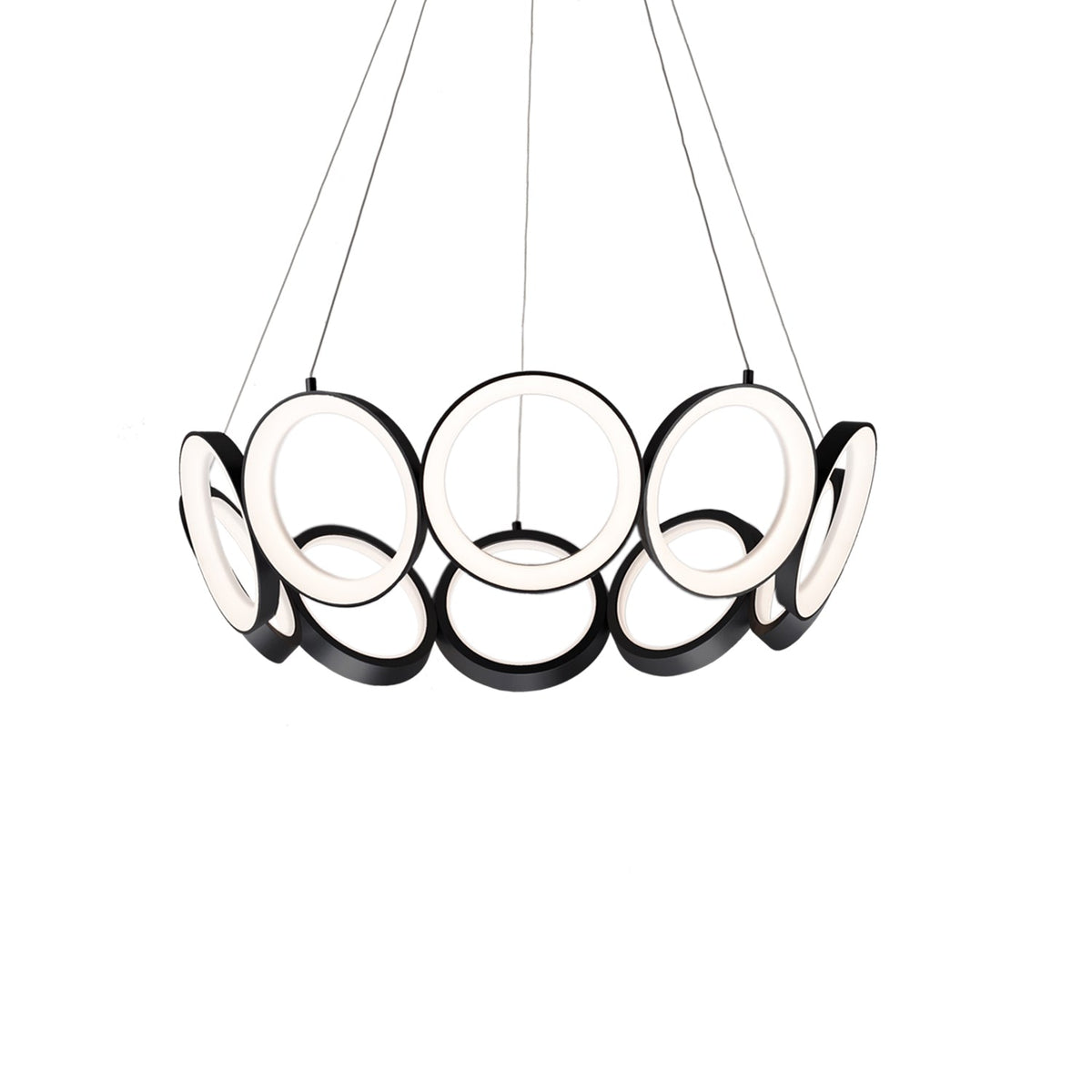 29-in Aluminum Chandelier
