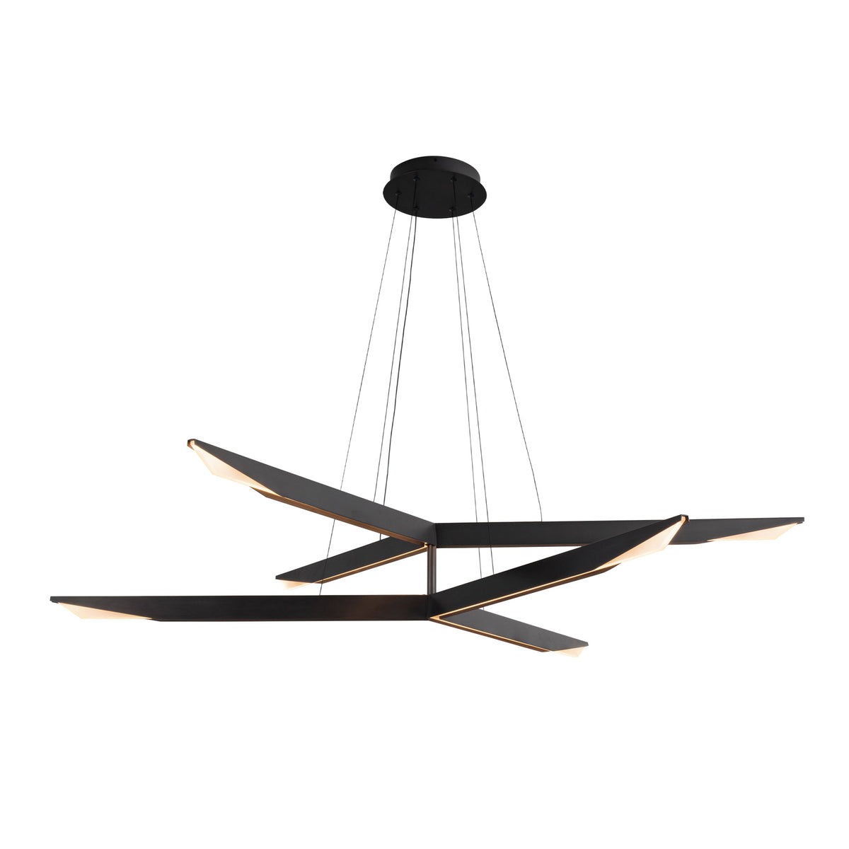 42-in Steel Chandelier