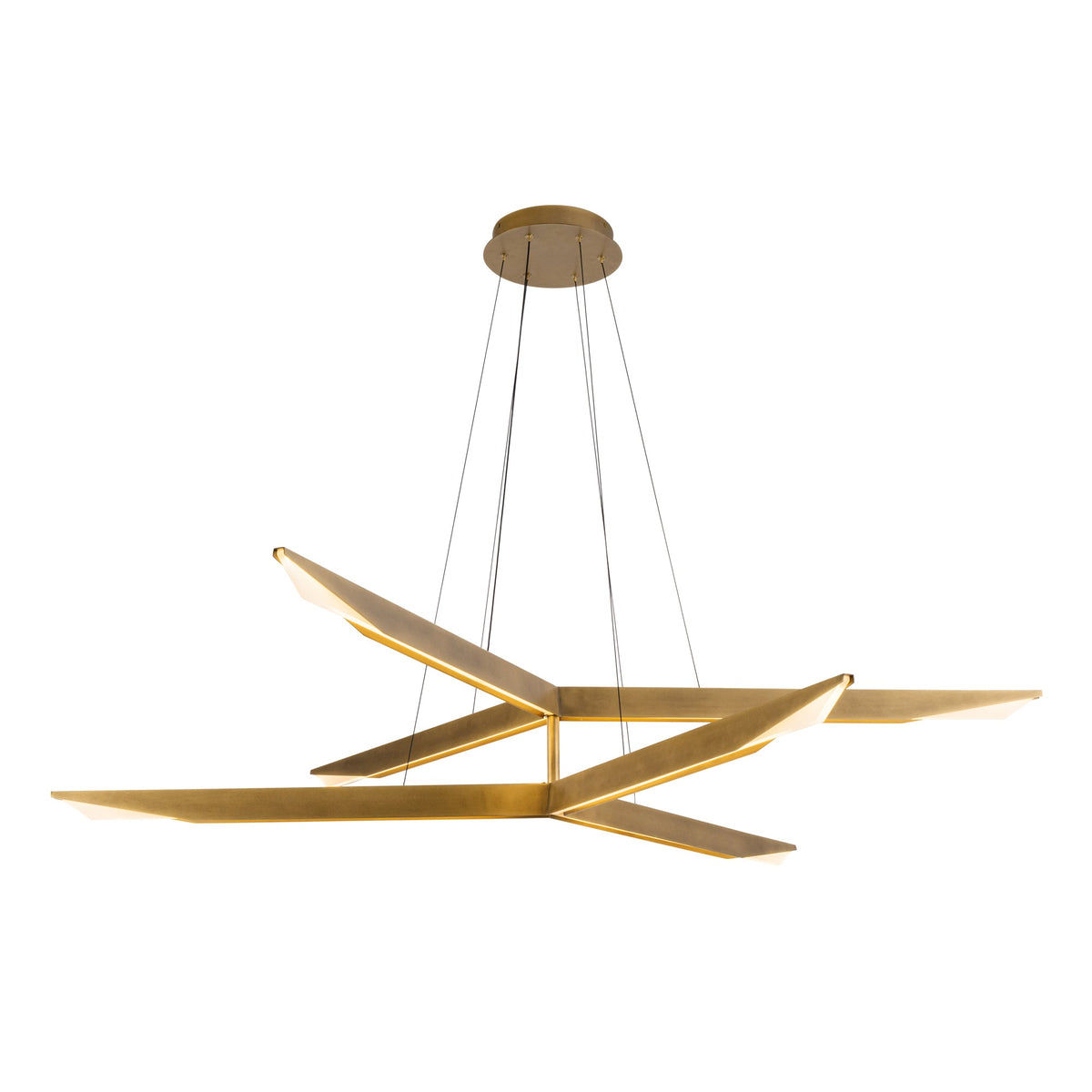42-in Steel Chandelier