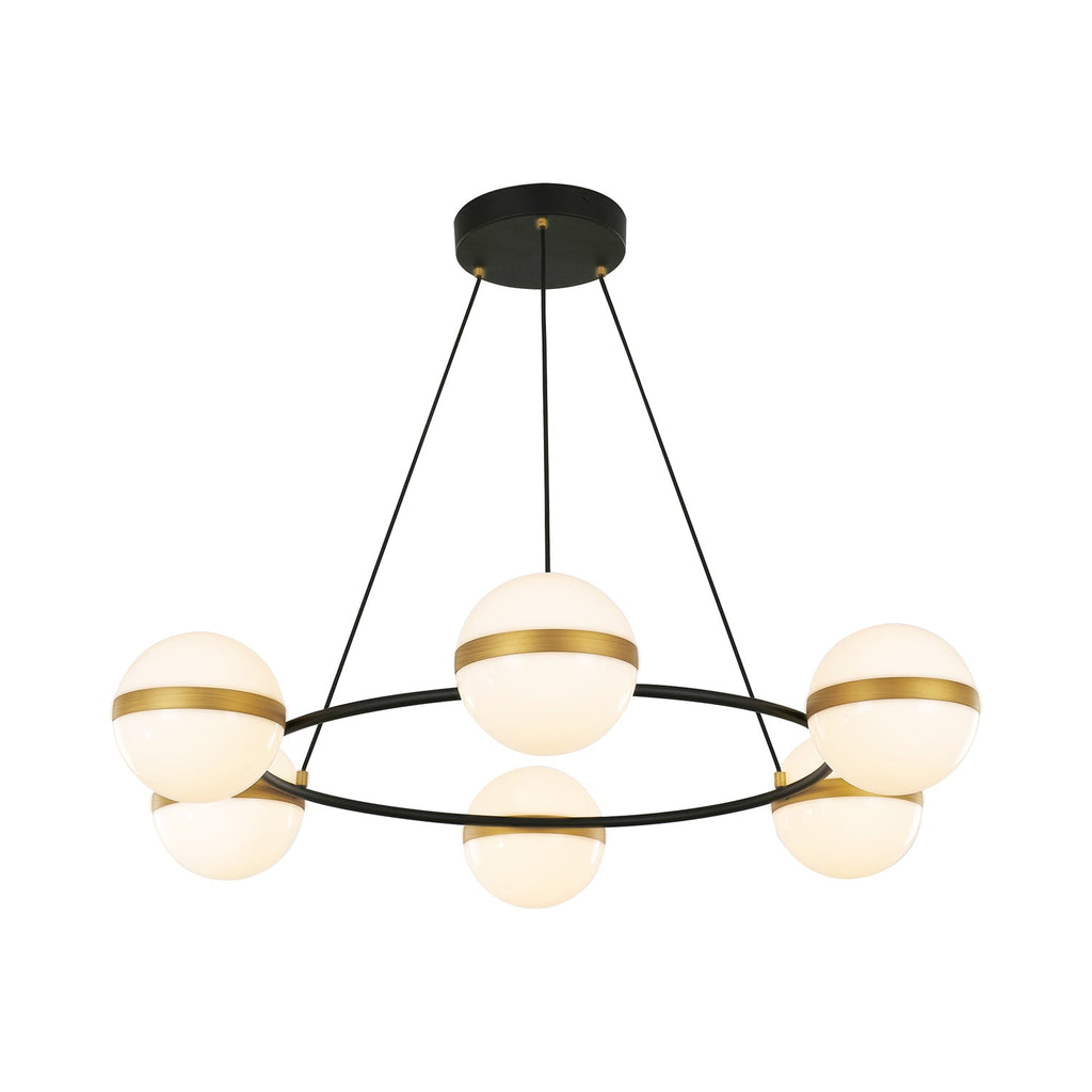 36-in Steel Chandelier