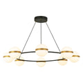 44-in Steel Chandelier
